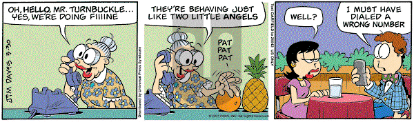 Garfield on Saturday May 5, 2007 Comic Strip