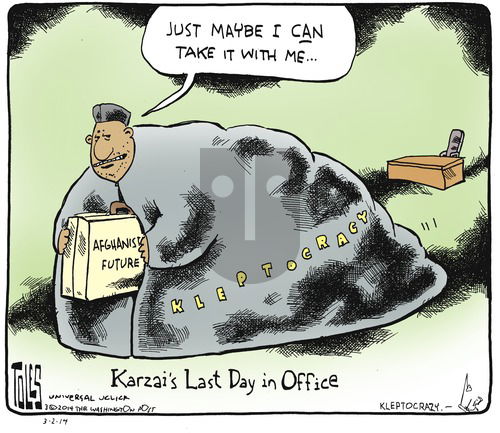 Tom Toles on Sunday March 2, 2014 Comic Strip