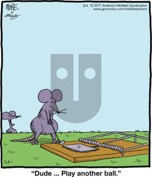 In the Bleachers on Monday September 4, 2017 Comic Strip