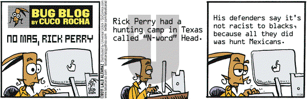La Cucaracha on Saturday November 26, 2011 Comic Strip