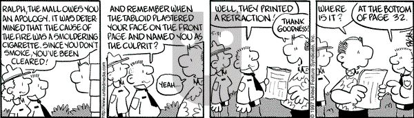 Drabble on Saturday May 31, 1997 Comic Strip