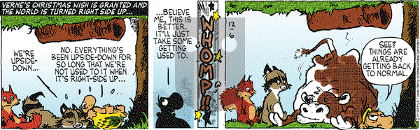 Over the Hedge on Friday December 6, 2019 Comic Strip
