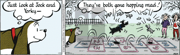 Fred Basset on Friday January 29, 2021 Comic Strip