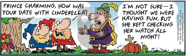 Frank and Ernest on Thursday November 26, 2009 Comic Strip