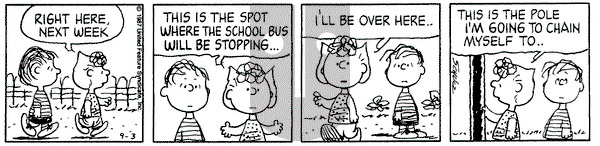 Peanuts on Thursday September 3, 1987 Comic Strip