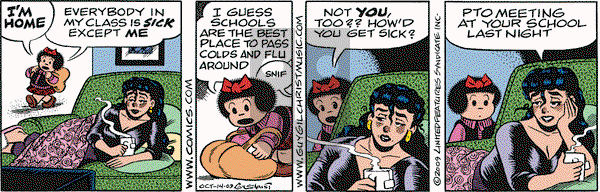 Nancy on Wednesday October 14, 2009 Comic Strip