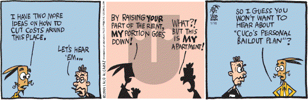 La Cucaracha on Friday January 16, 2009 Comic Strip