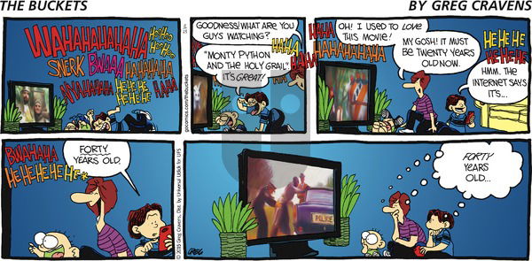 The Buckets on Sunday August 23, 2015 Comic Strip