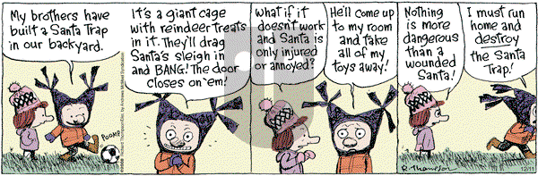 Cul de Sac on Tuesday December 11, 2018 Comic Strip