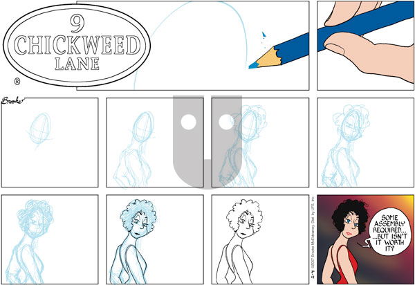 9 Chickweed Lane on Sunday February 4, 2007 Comic Strip