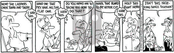 The Buckets - Tuesday October 8, 2002 Comic Strip