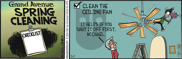 Grand Avenue on Friday May 2, 2014 Comic Strip