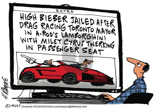 Henry Payne on Sunday January 26, 2014 Comic Strip