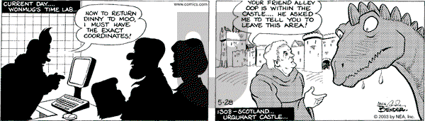 Alley Oop on Wednesday May 28, 2003 Comic Strip