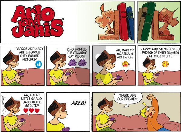 Arlo and Janis on Sunday September 24, 2017 Comic Strip