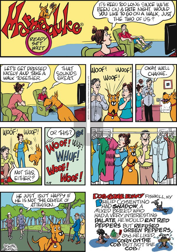 Marmaduke on Sunday July 19, 2020 Comic Strip