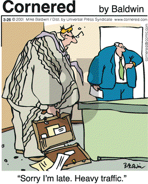 Cornered on Wednesday January 23, 2002 Comic Strip