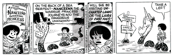 Nancy on Thursday February 25, 1999 Comic Strip