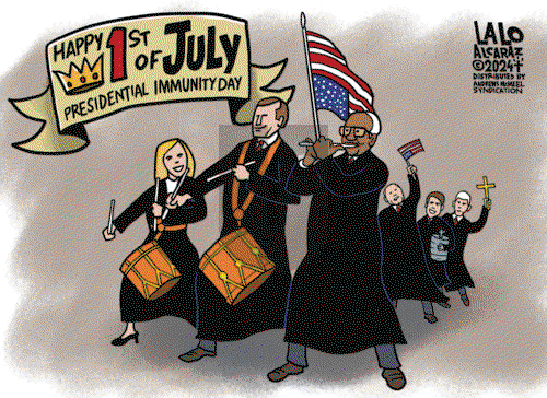 Lalo Alcaraz on Tuesday July 2, 2024 Comic Strip