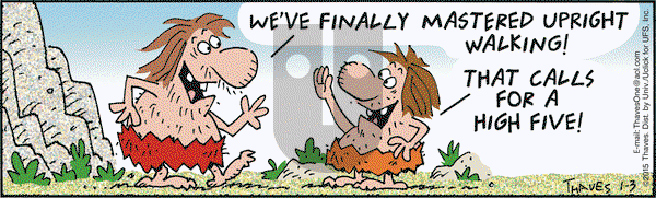 Frank and Ernest on Saturday January 3, 2015 Comic Strip