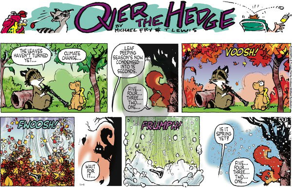 Over the Hedge on Sunday November 1, 2020 Comic Strip