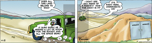 Alley Oop - Friday April 15, 2011 Comic Strip