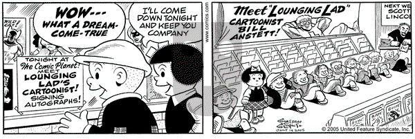 Nancy on Thursday July 14, 2005 Comic Strip