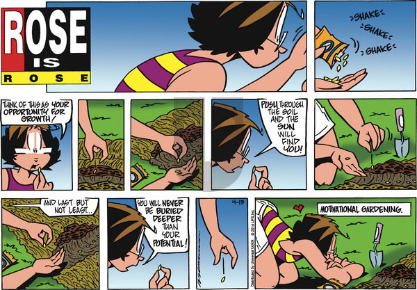 Rose is Rose on Sunday April 13, 2014 Comic Strip