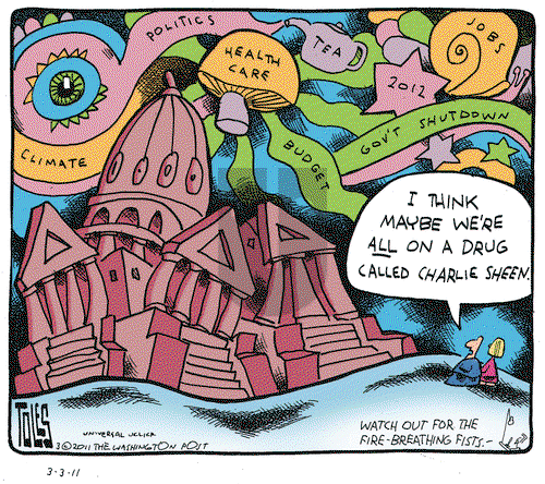 Tom Toles on Thursday March 3, 2011 Comic Strip