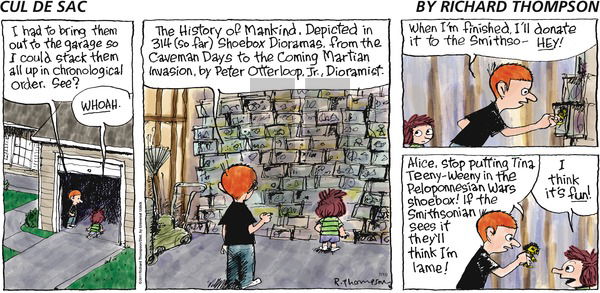 Cul de Sac on Sunday July 10, 2016 Comic Strip
