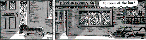 Fred Basset on Thursday December 22, 2005 Comic Strip