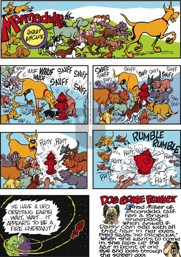 Marmaduke on Sunday September 1, 2013 Comic Strip