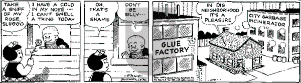Nancy on Thursday April 14, 1949 Comic Strip