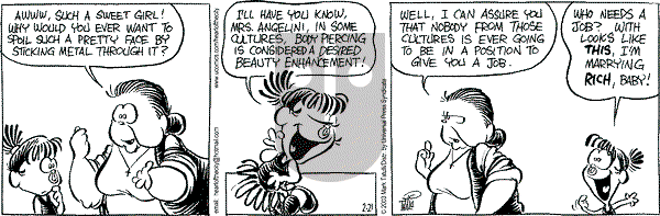 Heart of the City on Friday February 21, 2003 Comic Strip