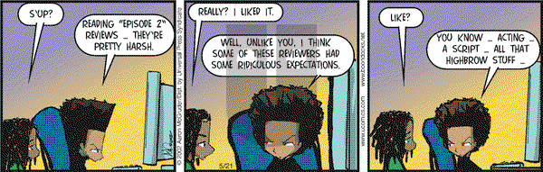 The Boondocks - Tuesday May 21, 2002 Comic Strip
