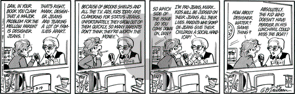 Doonesbury on Friday March 19, 1982 Comic Strip