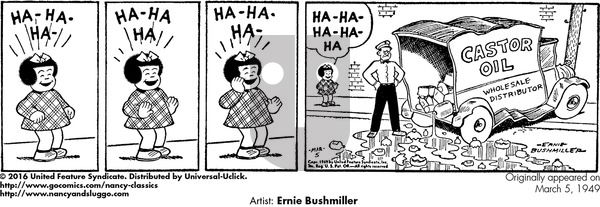 Nancy Classics on Sunday November 5, 2017 Comic Strip