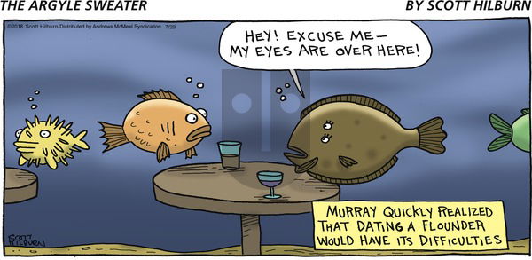 The Argyle Sweater on Sunday July 29, 2018 Comic Strip
