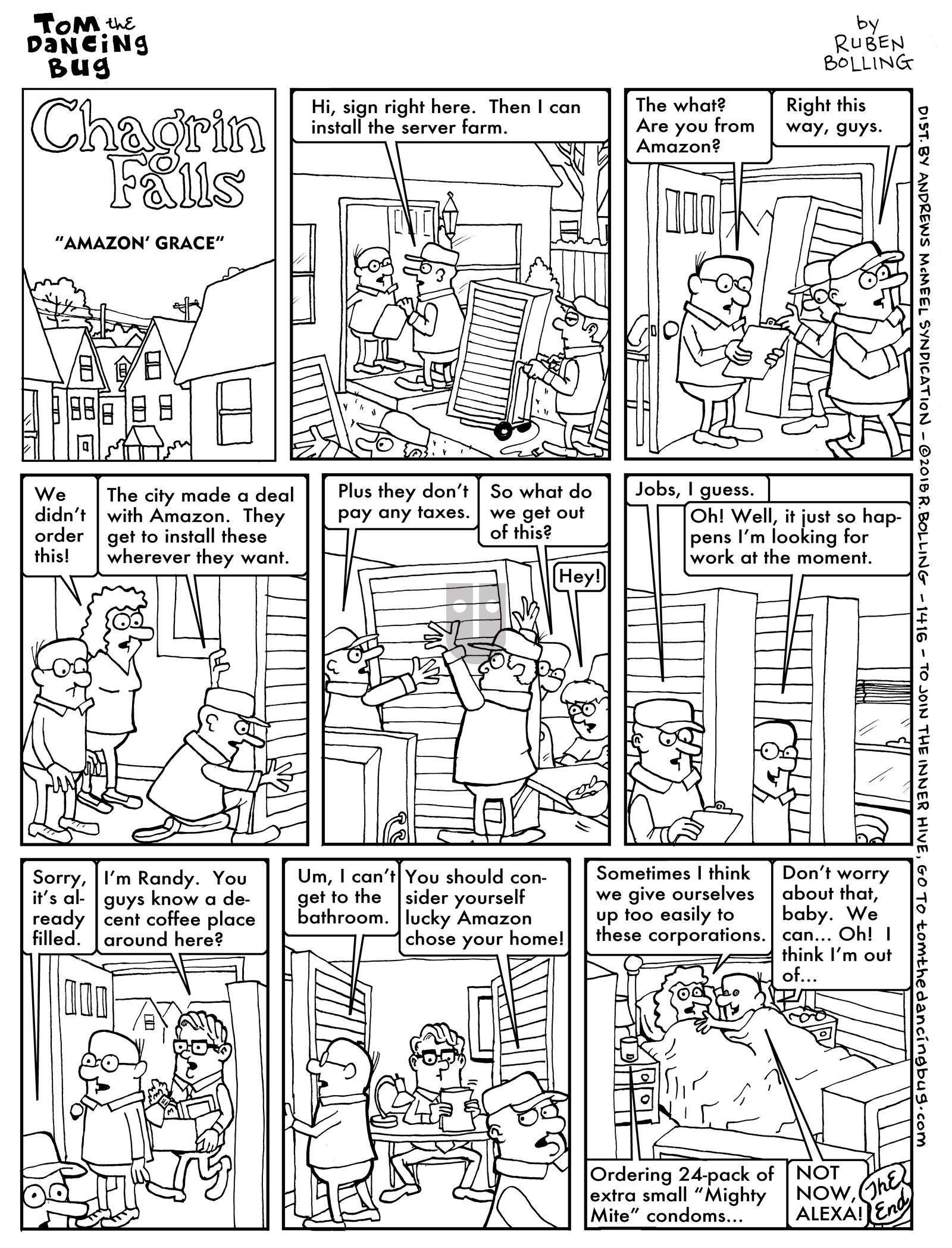 Tom the Dancing Bug - Monday December 3, 2018 Comic Strip