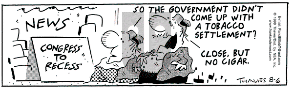 Frank and Ernest on Thursday August 6, 1998 Comic Strip