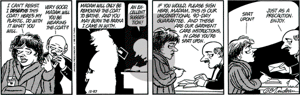 Doonesbury on Wednesday December 27, 1989 Comic Strip