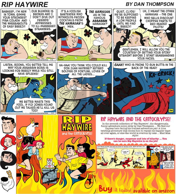 Rip Haywire on Sunday October 15, 2017 Comic Strip