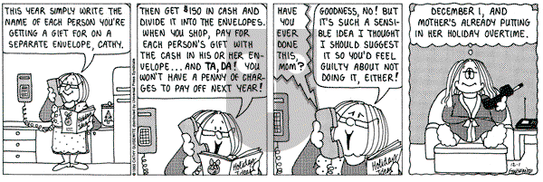Cathy Classics - Wednesday December 1, 1993 Comic Strip