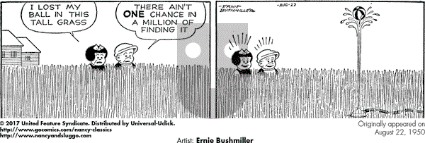 Nancy Classics on Tuesday August 22, 2017 Comic Strip