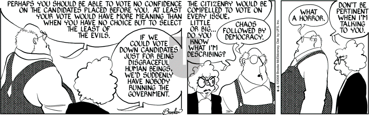 9 Chickweed Lane - Wednesday April 2, 2008 Comic Strip
