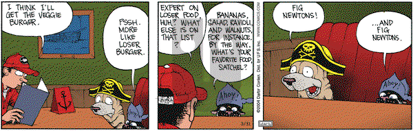 Get Fuzzy on Wednesday March 31, 2004 Comic Strip