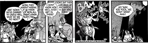 Alley Oop on Saturday July 17, 1954 Comic Strip
