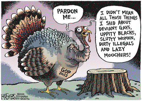Rob Rogers on Thursday November 22, 2012 Comic Strip