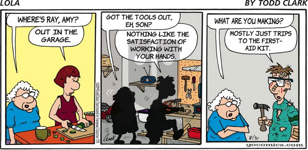 Lola on Sunday August 31, 2014 Comic Strip