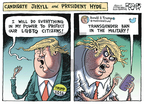 Rob Rogers on Friday July 28, 2017 Comic Strip